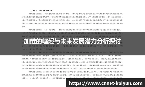 加维的崛起与未来发展潜力分析探讨